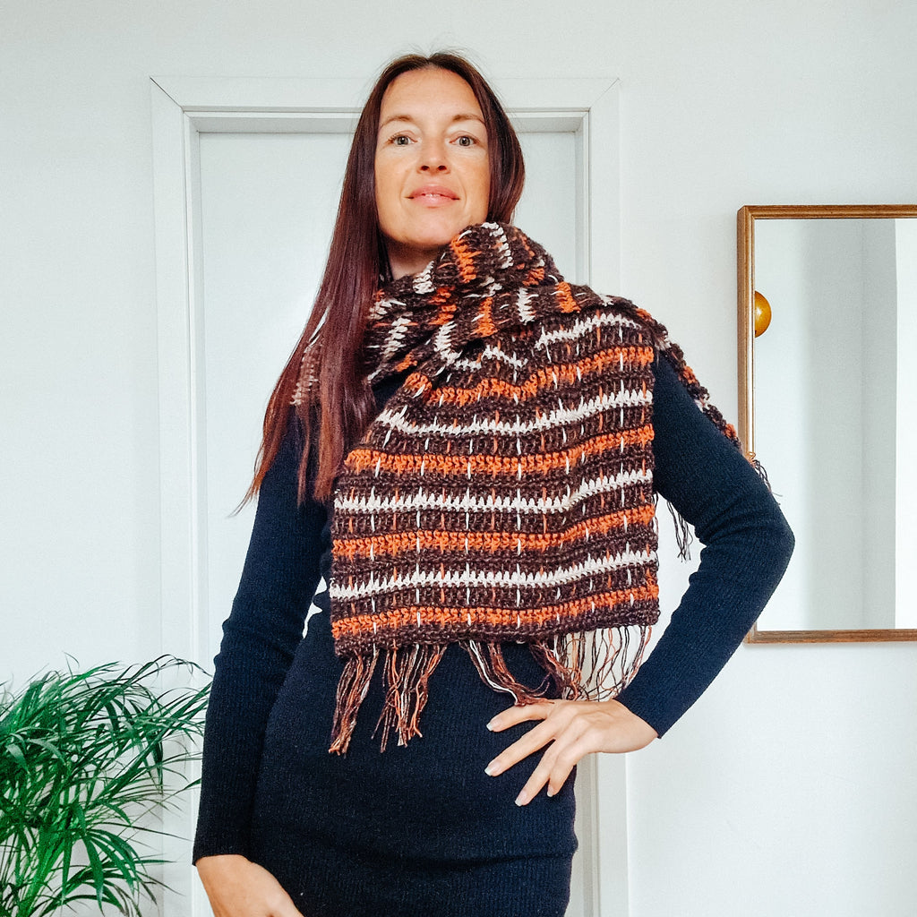 Ember Plaid Scarf