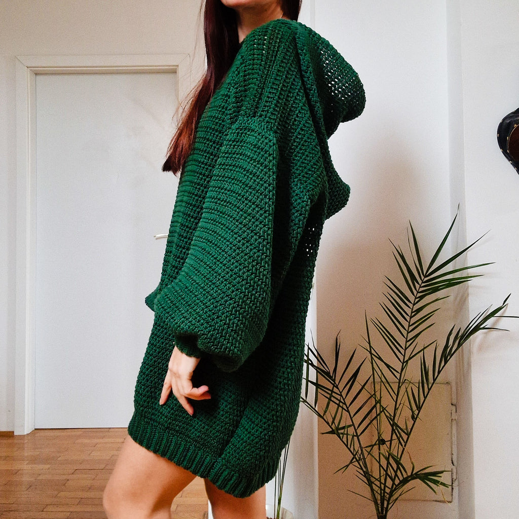 Hooded Pine Dress