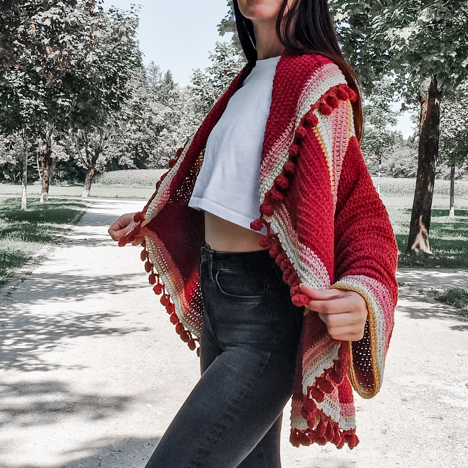 Mandala Cardigan – Loops Only - Main Image