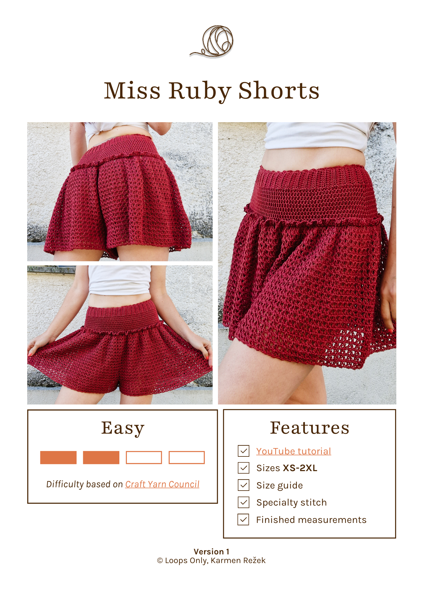 Miss Ruby Shorts - Loops Only