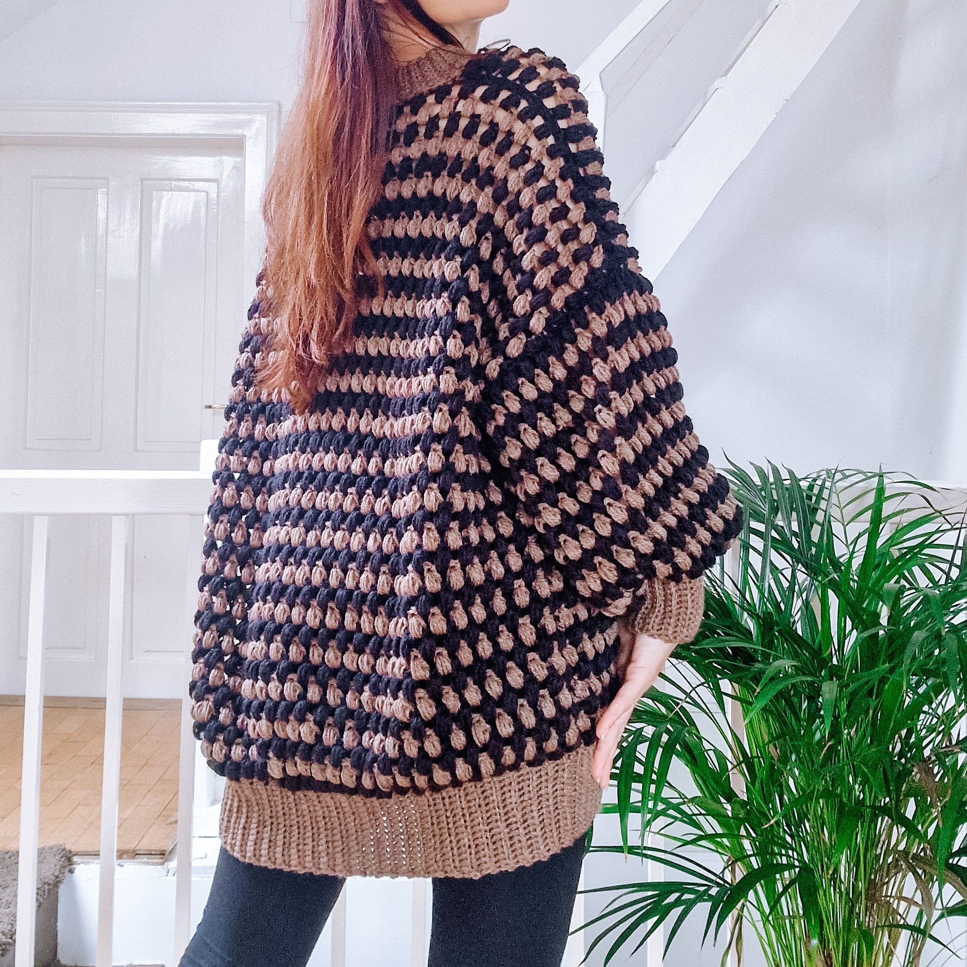 Puff Sweater Dress | Crochet Pattern by Loops Only Puff Sweater Dress | Crochet Pattern by Loops Only