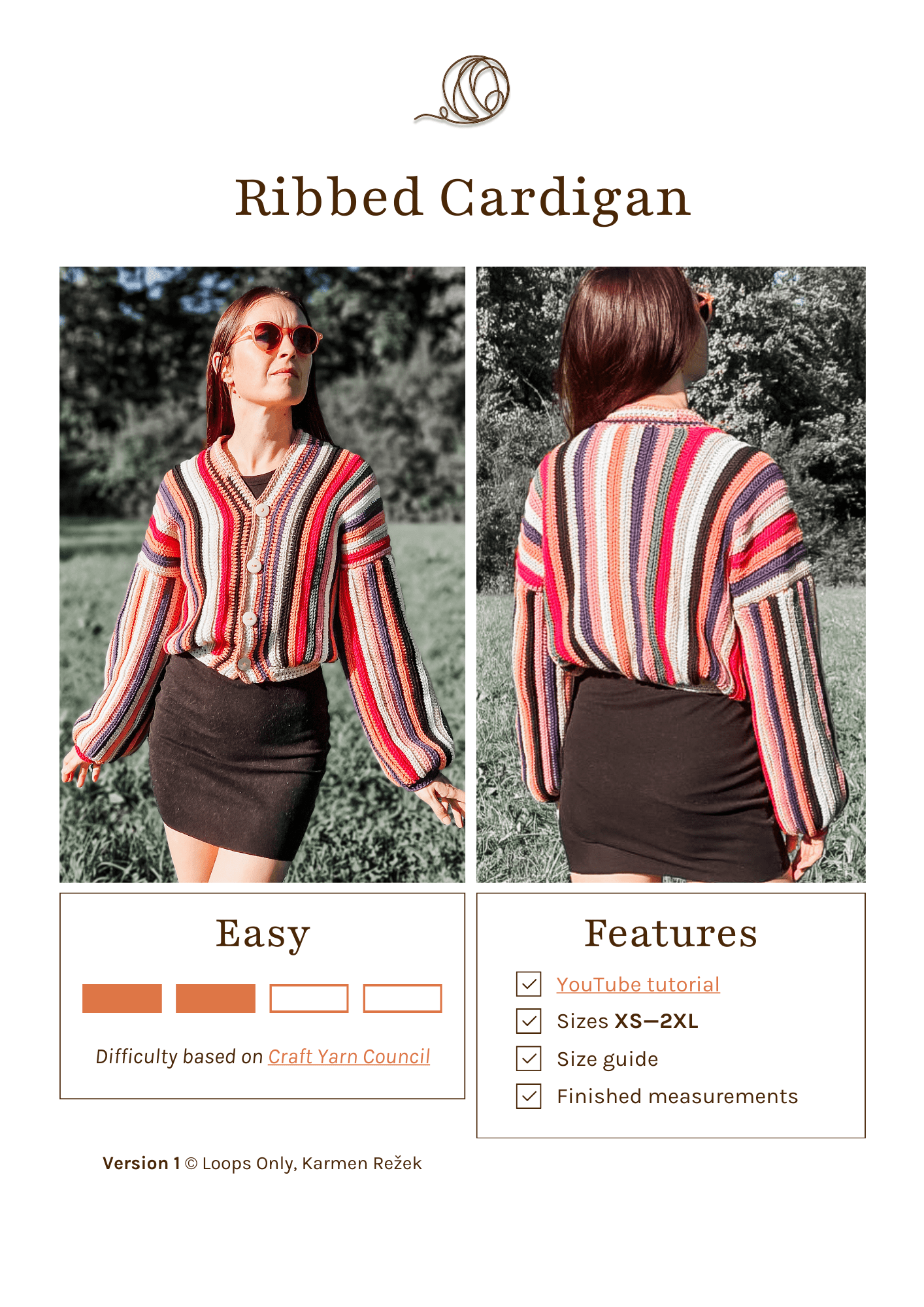 Ribbed Cardigan