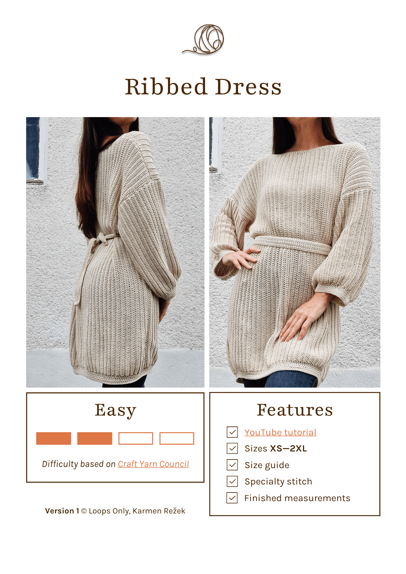 Ribbed Dress - Loops Only