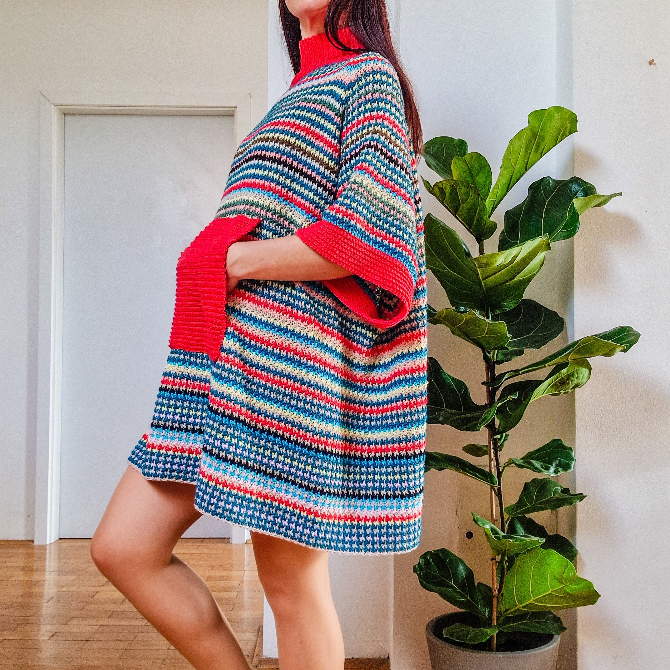 Scrappy Stripe Dress
