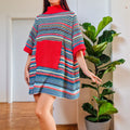 Scrappy Stripe Dress - Loops Only