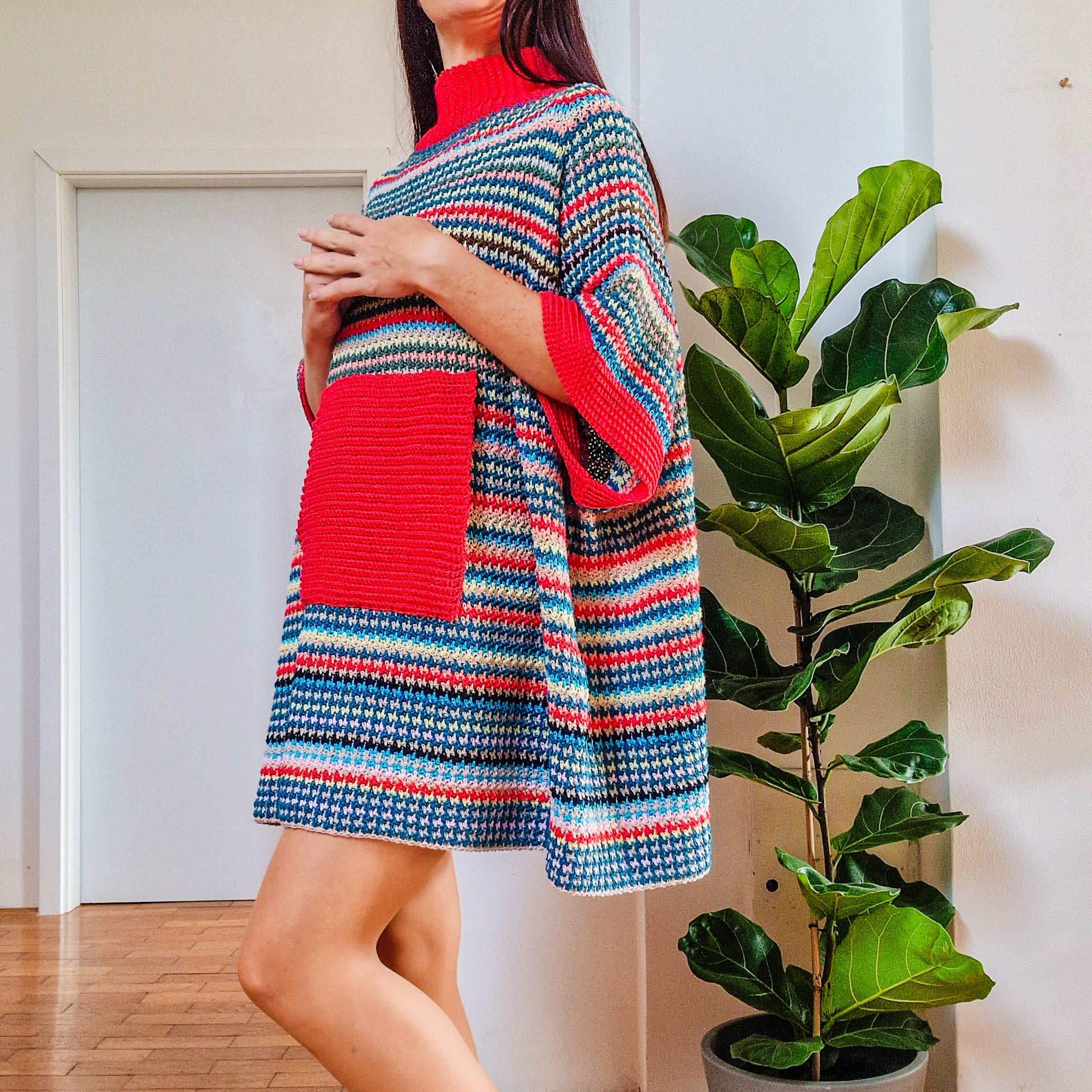 Scrappy Stripe Dress