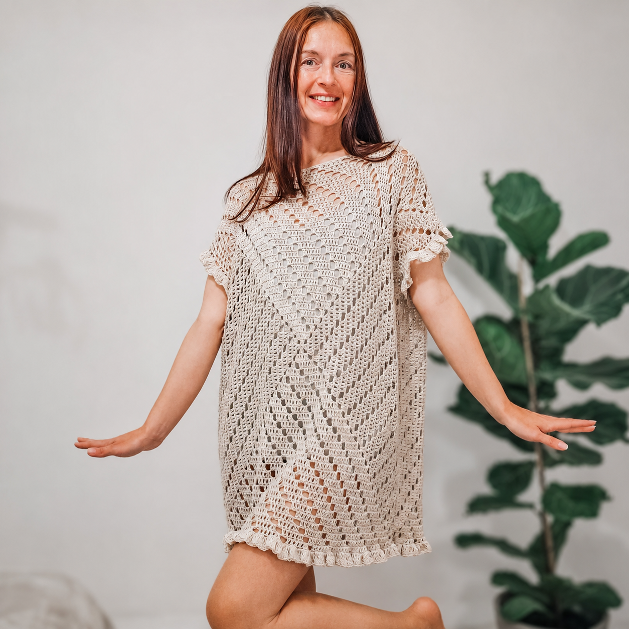 Granny Square Summer Dress