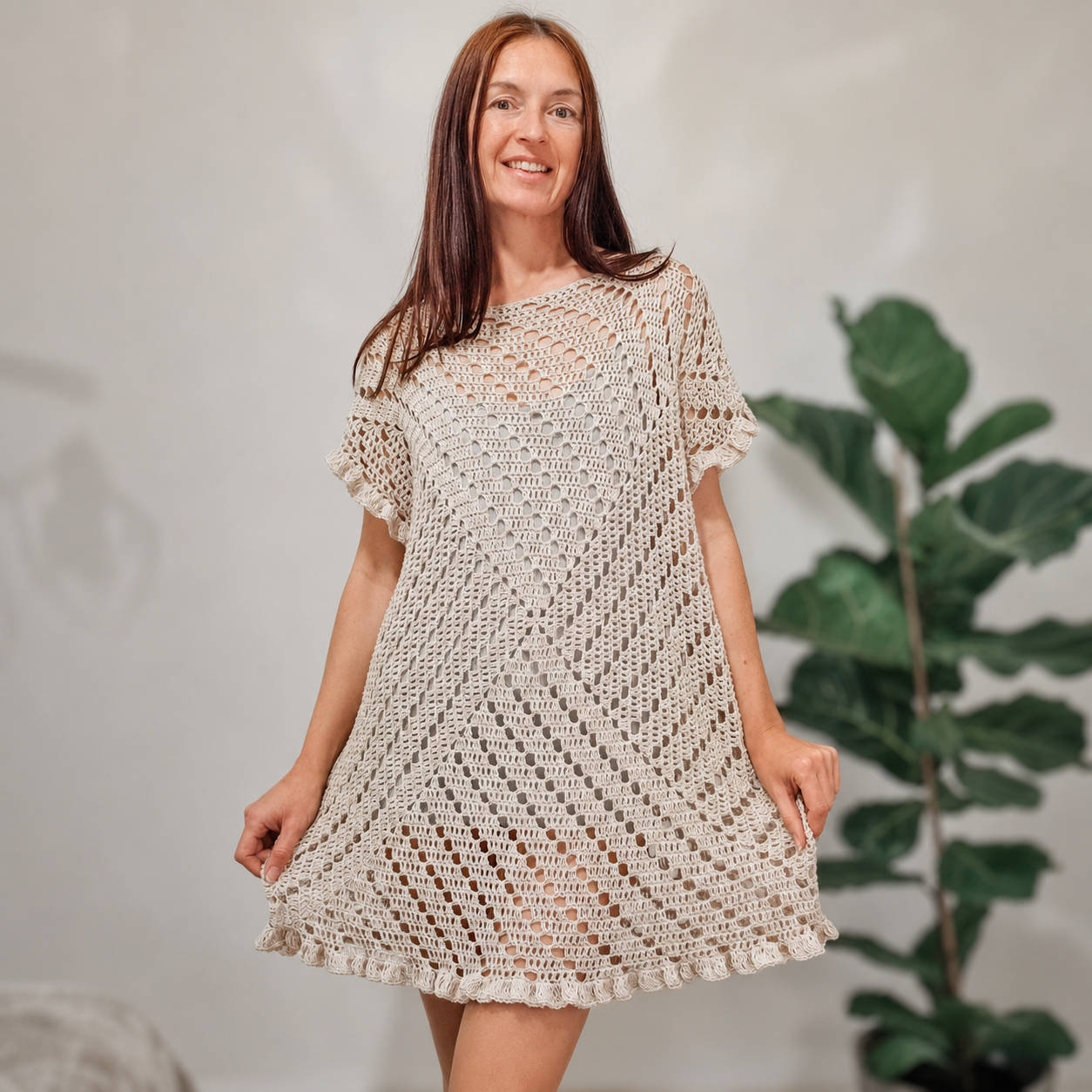 Granny Square Summer Dress