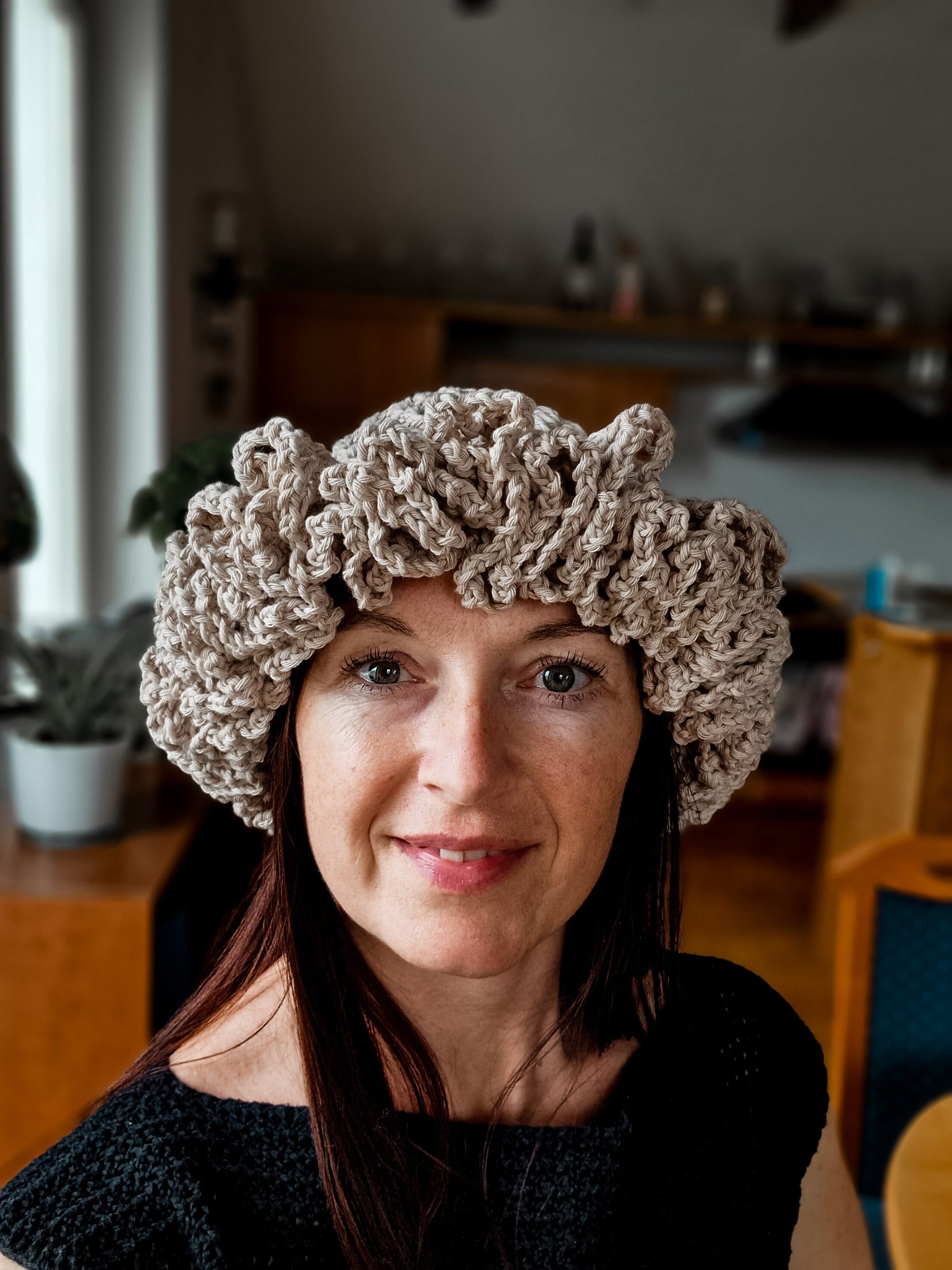 Grand Ruffle Brim Hat - Loops Only