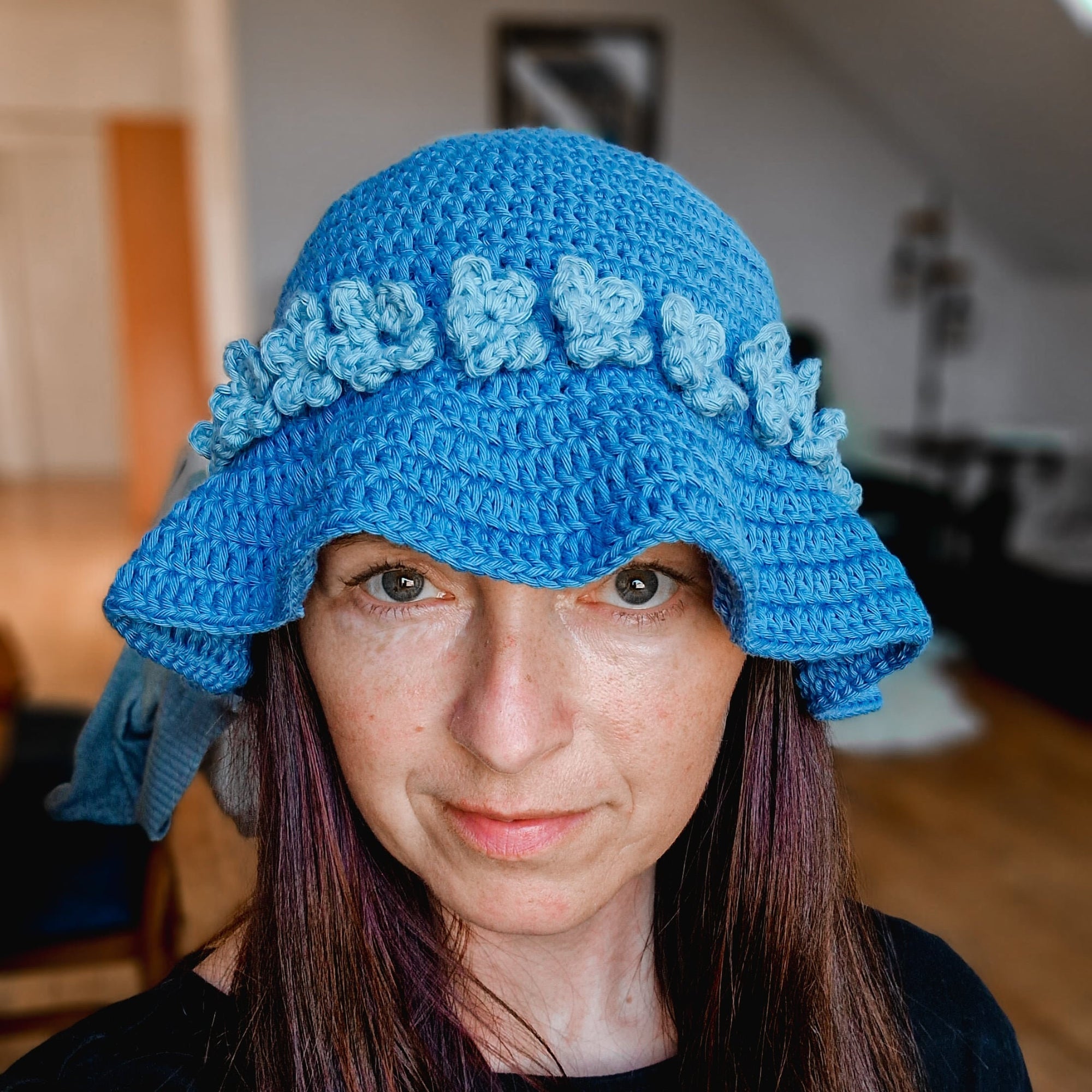 Denim Daisy Bucket Hat - Loops Only