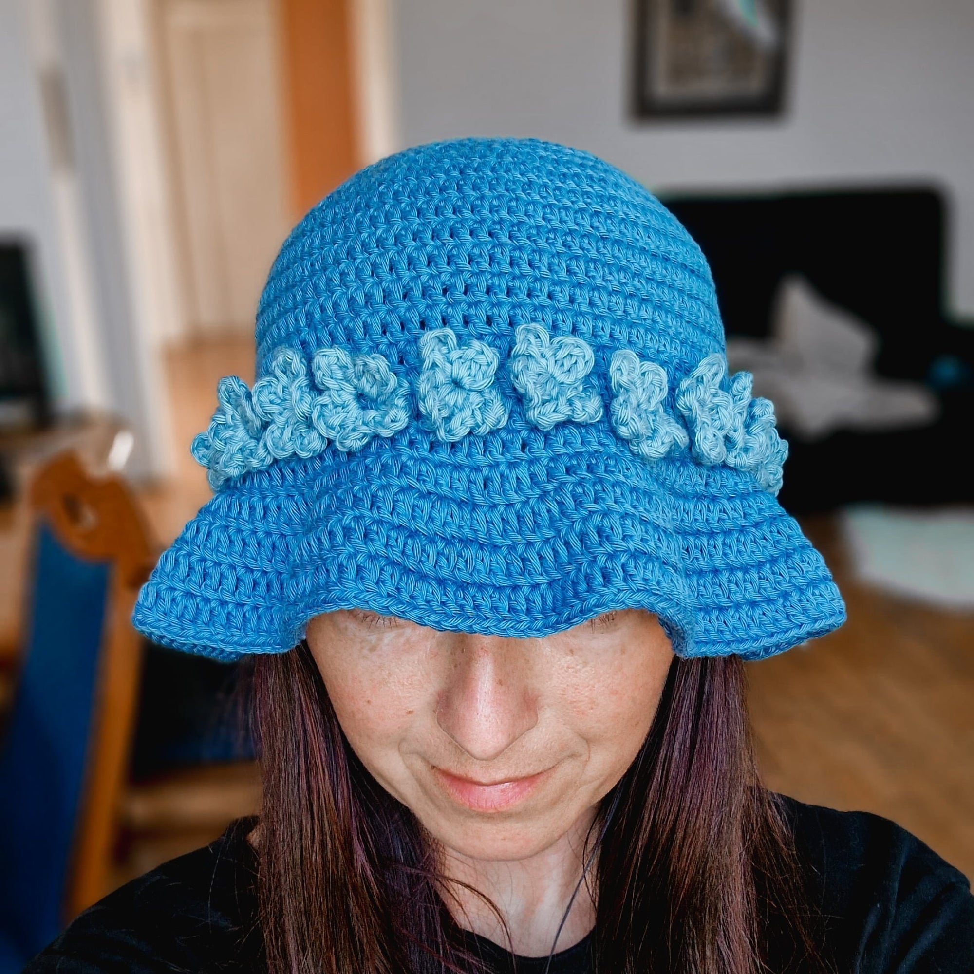 Denim Daisy Bucket Hat - Loops Only