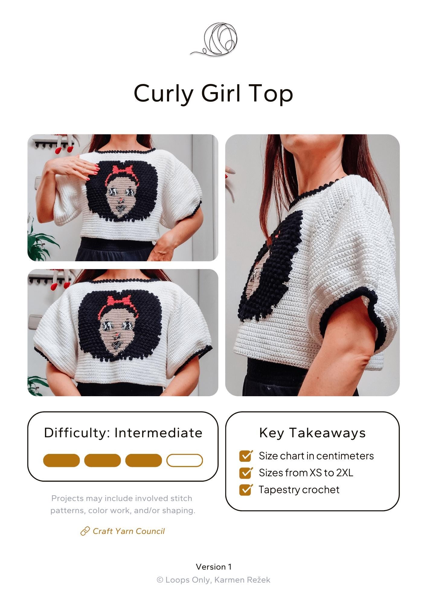 Curly Girl Top - Loops Only