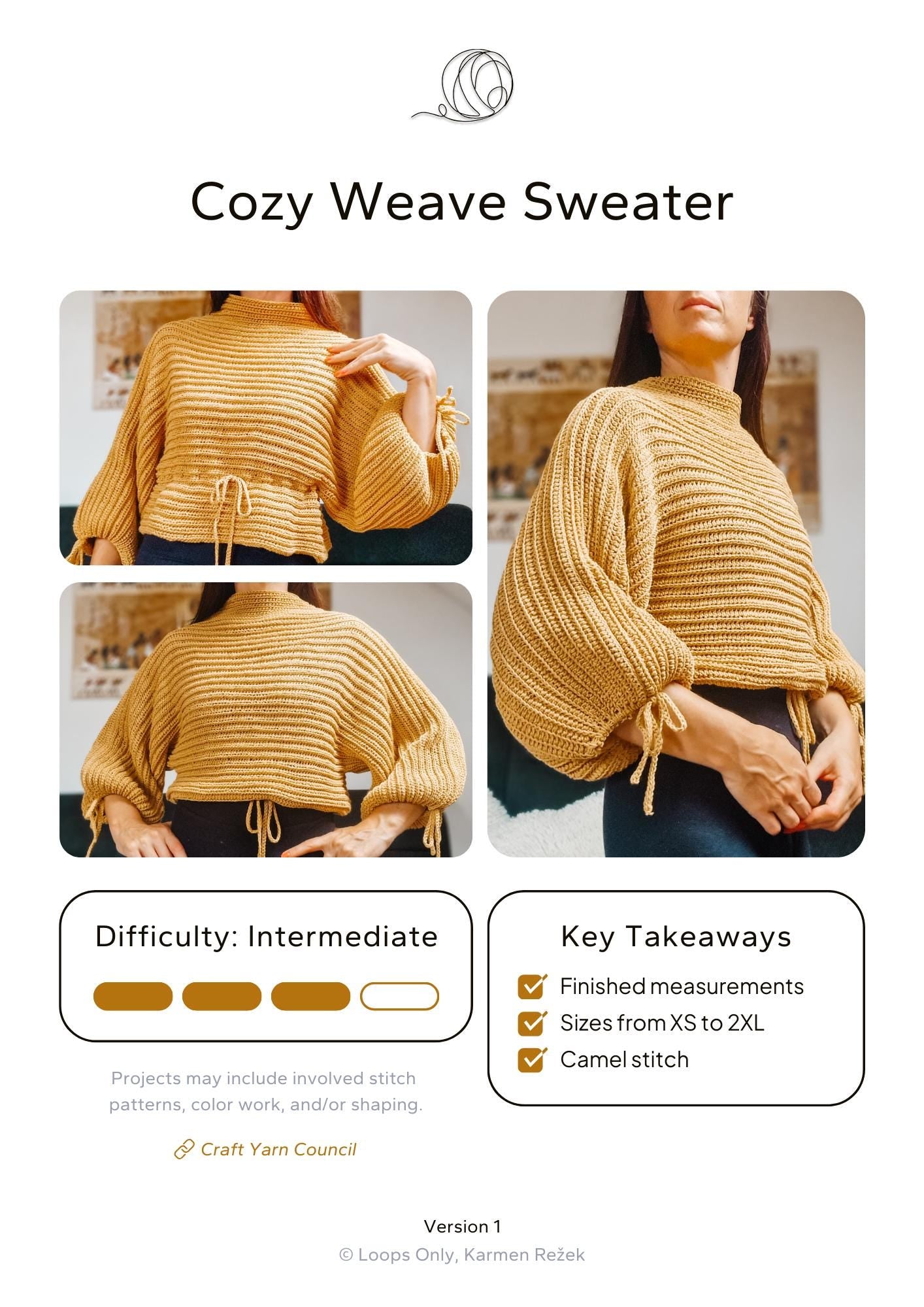 Cozy Weave Sweater - Loops Only