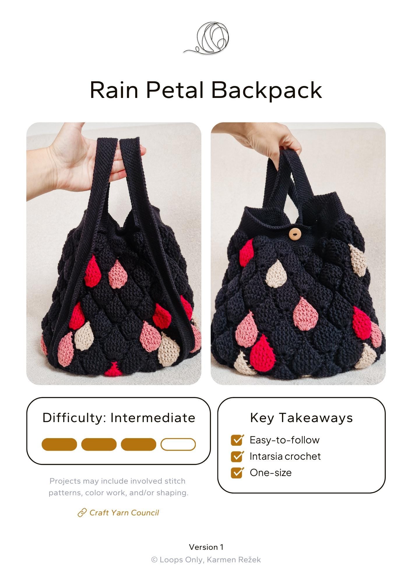 Rain Petal Backpack - Loops Only