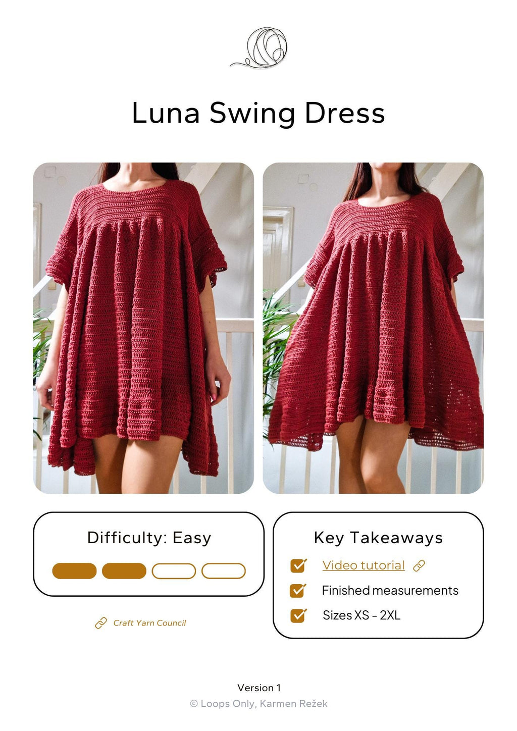 Luna Swing Dress - Loops Only