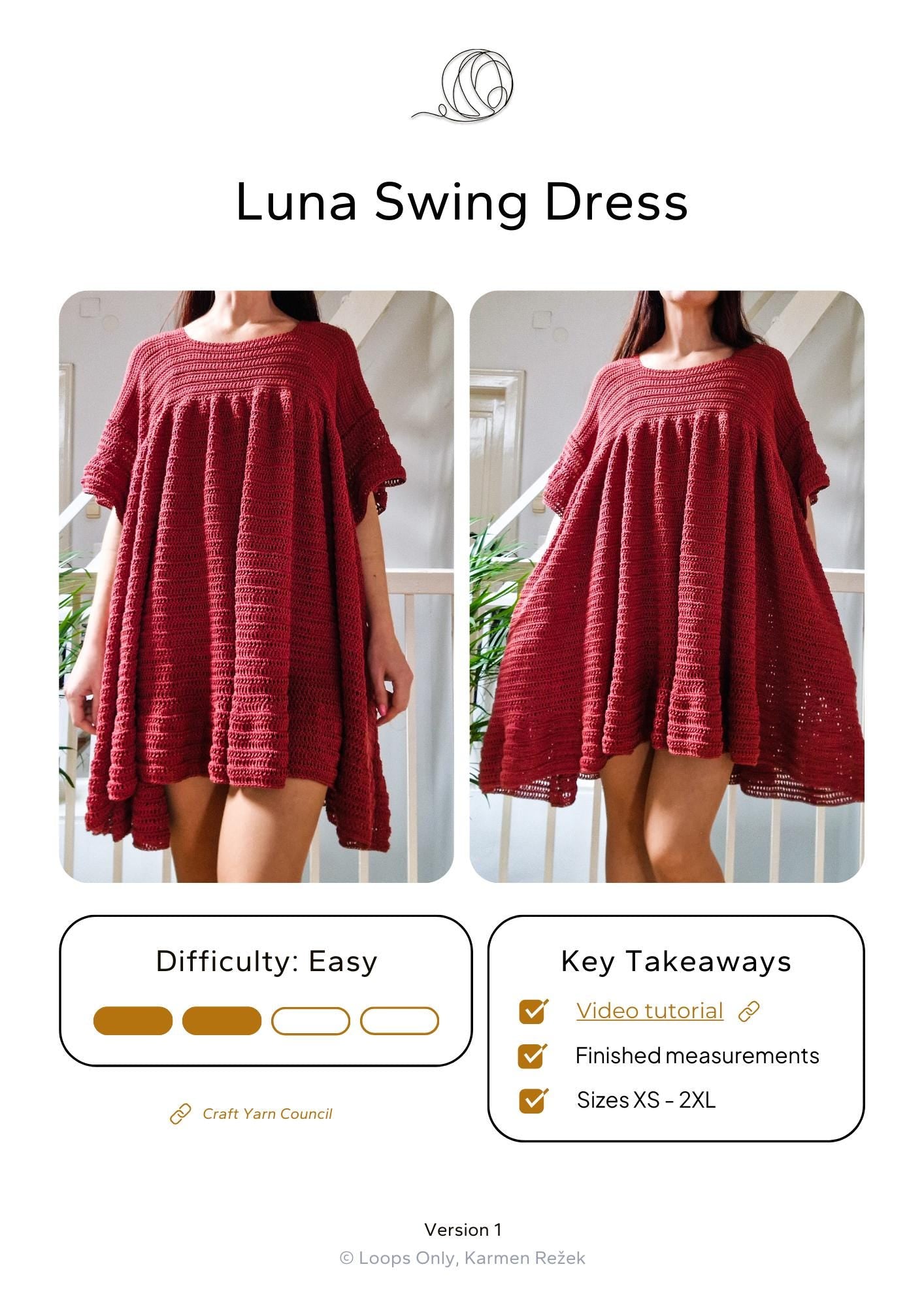 Luna Swing Dress - Loops Only