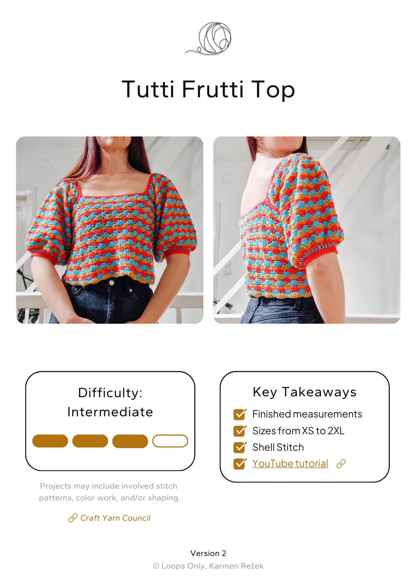 Tutti Frutti Top - Loops Only