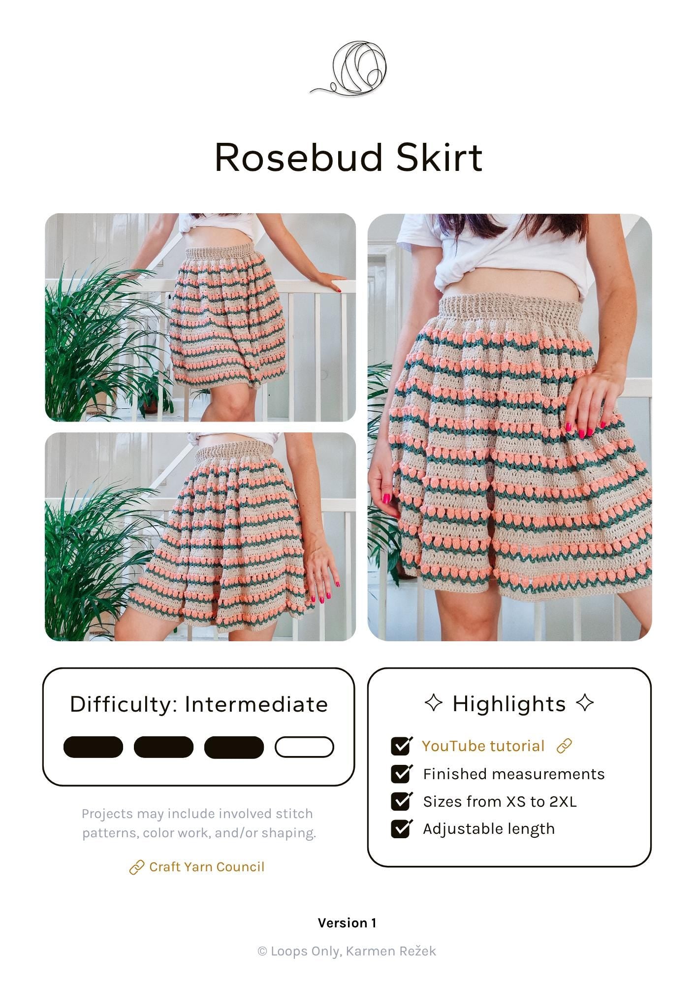 Rosebud Skirt - Loops Only