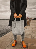 Star Stitch Bag by Loops Only featuring a stylish bag with star stitch pattern and durable fabric, perfect for everyday use.