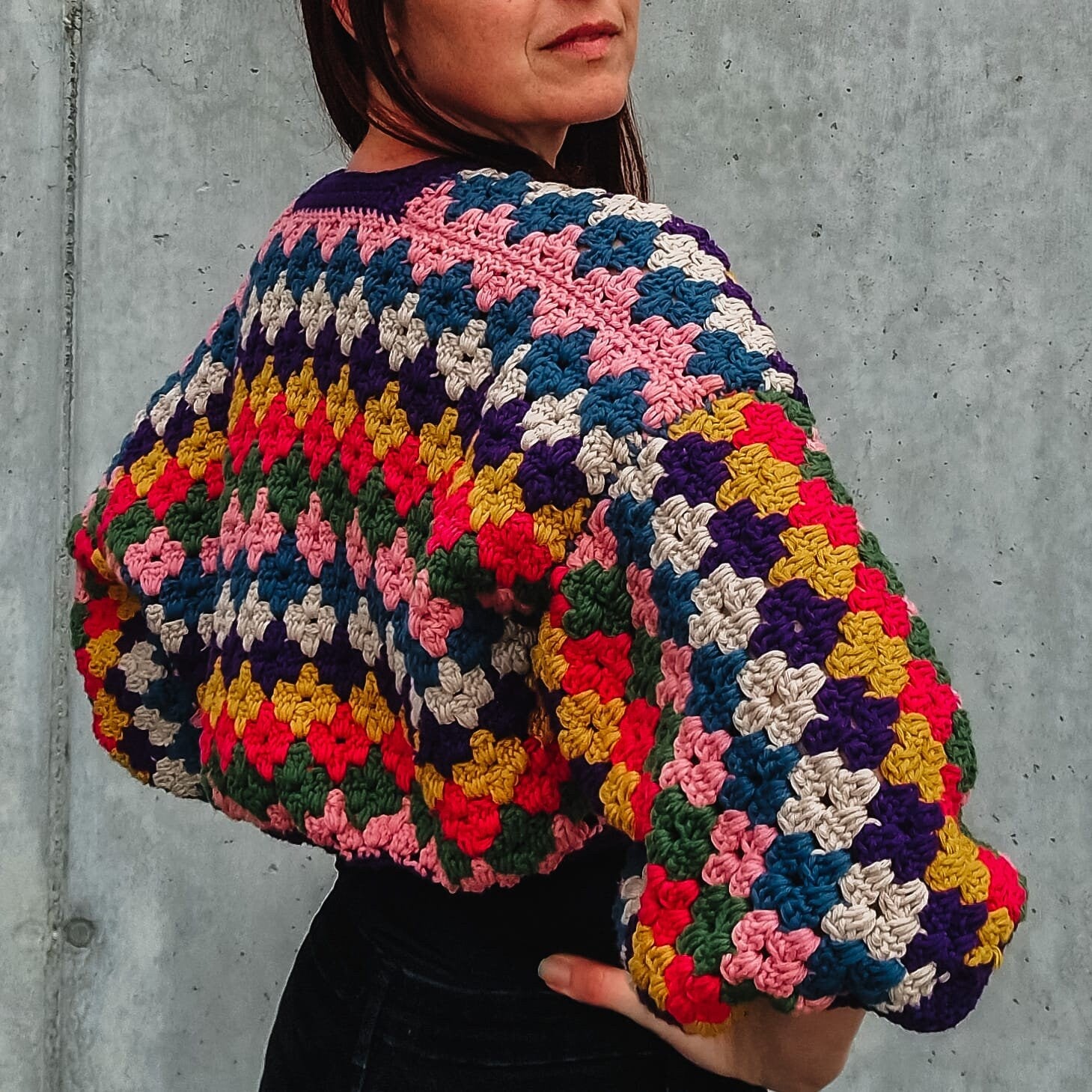 Granny Diamond Stitch Cardigan - Loops Only