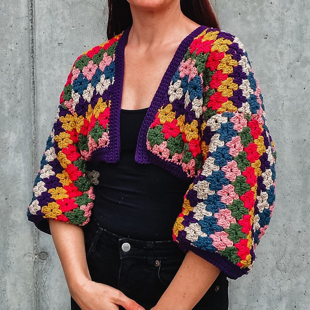 Granny Diamond Stitch Cardigan - Loops Only