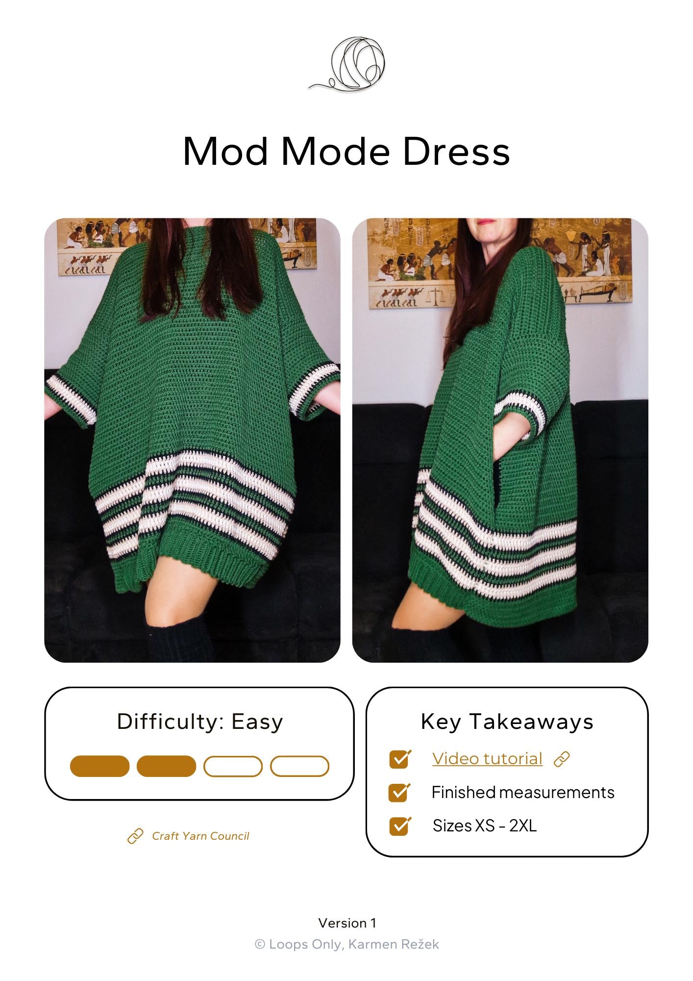 Mod Mode Dress - Loops Only