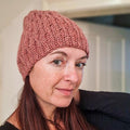 Loops Only Almond Stitch Hat, stylish headwear with almond stitch pattern, displayed on a neutral background.