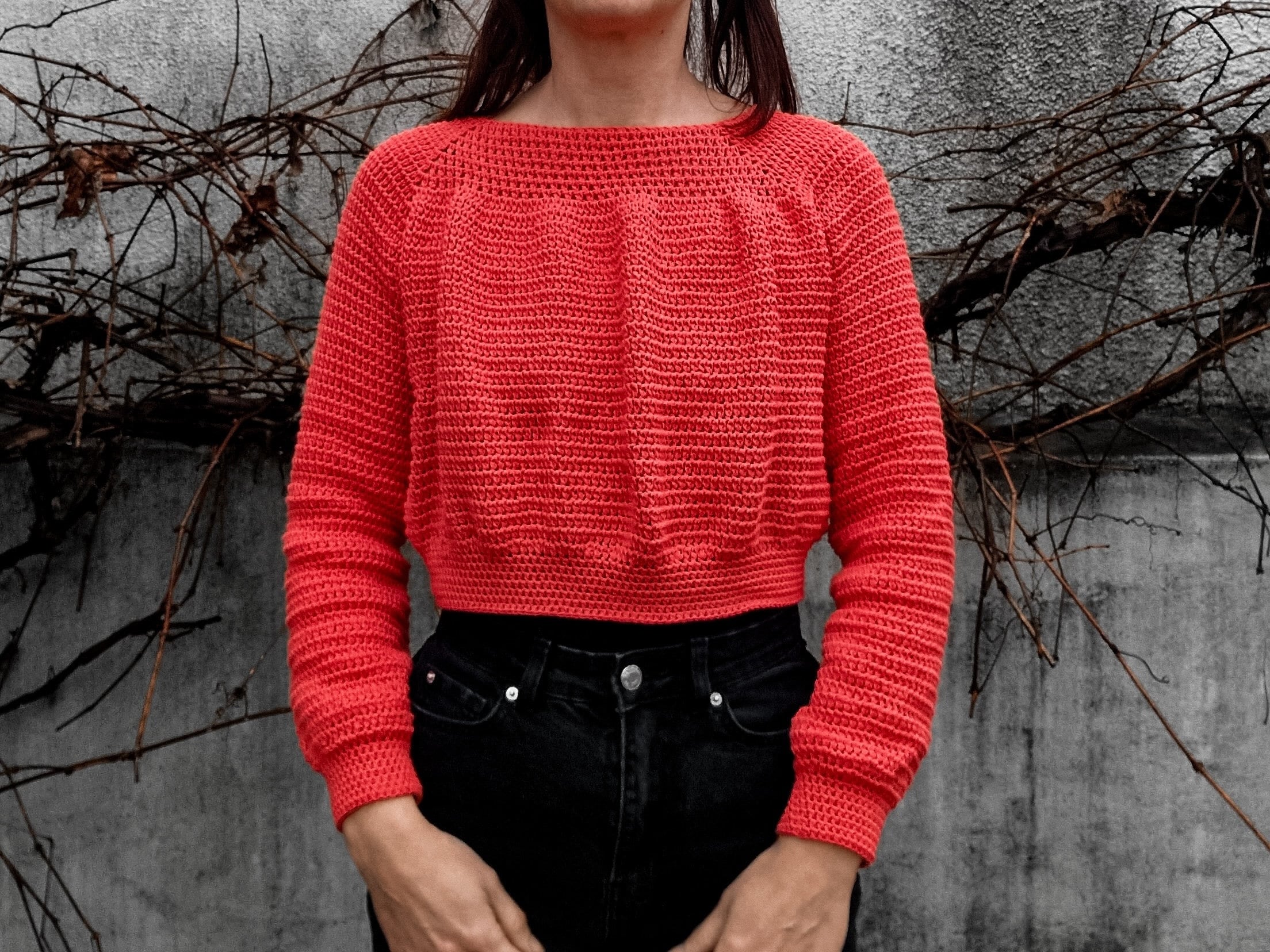 Puffy Ruffle Raglan Bliss Sweater - Loops Only