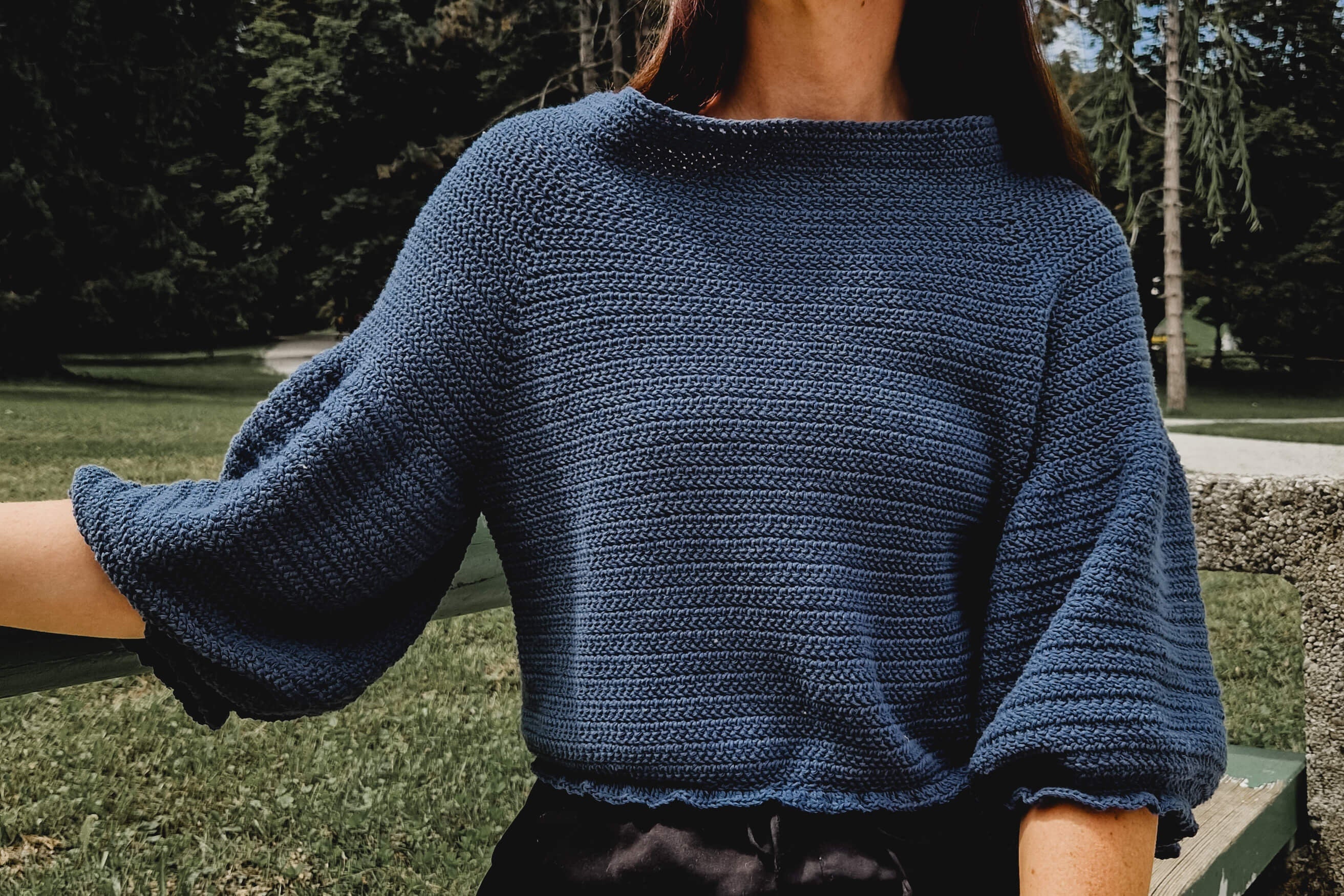Puffy Sleeves Sweater - Loops Only