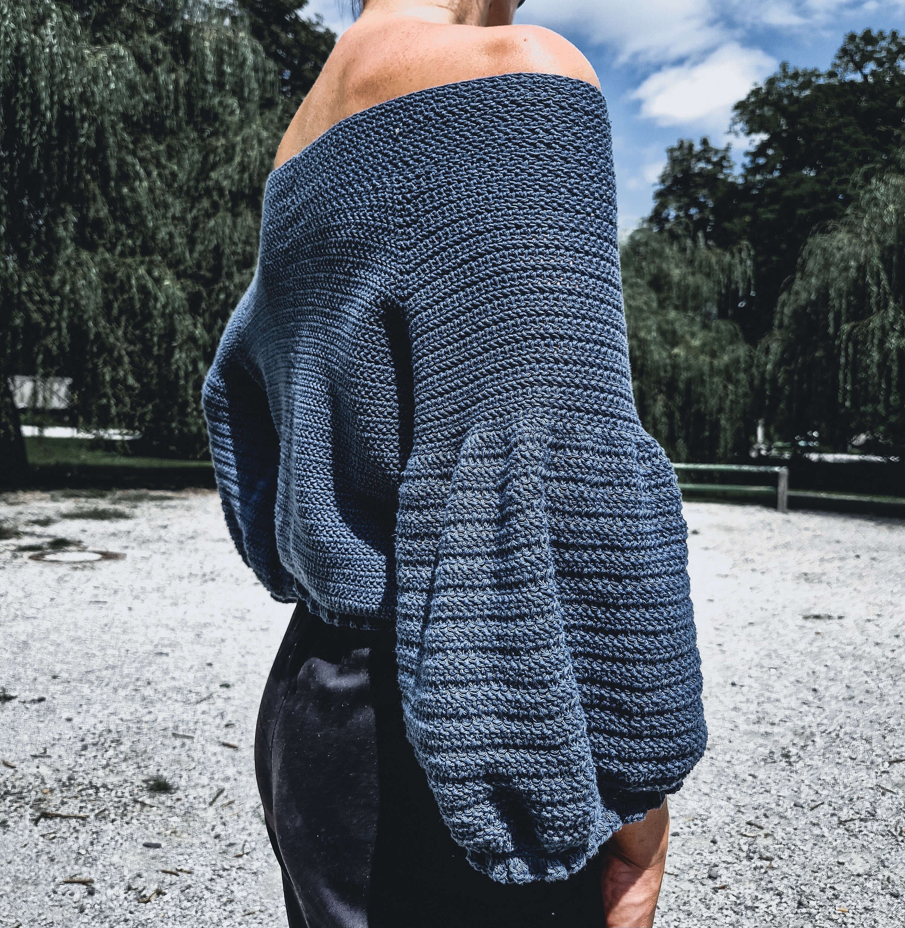 Puffy Sleeves Sweater - Loops Only