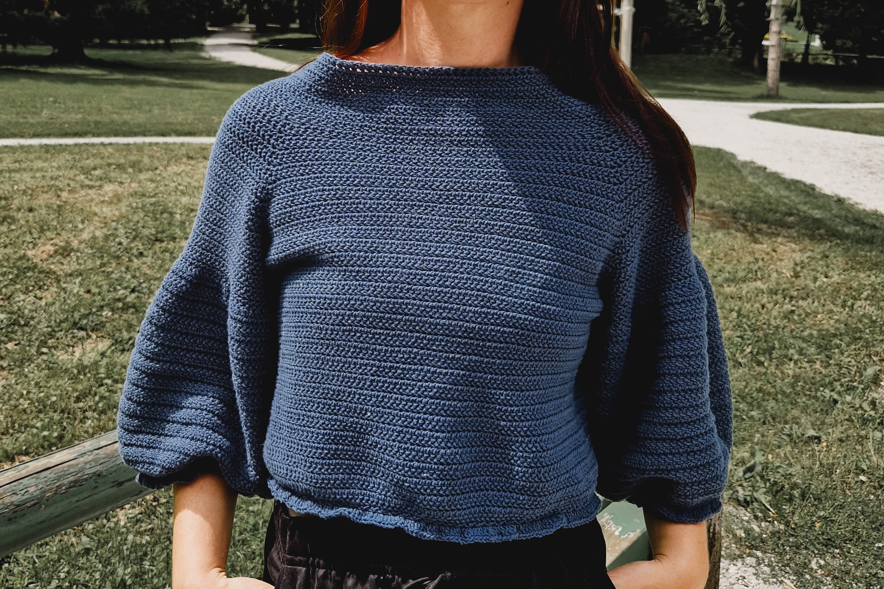 Puffy Sleeves Sweater - Loops Only