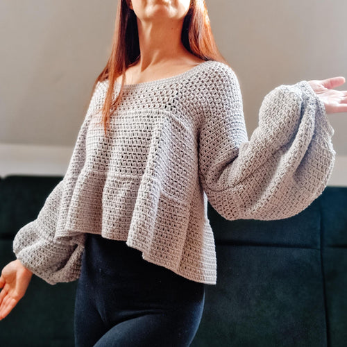 Whimsy Ruffle Sweater - Loops Only