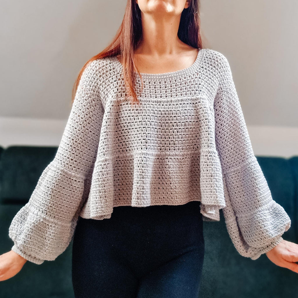 Whimsy Ruffle Sweater - Loops Only