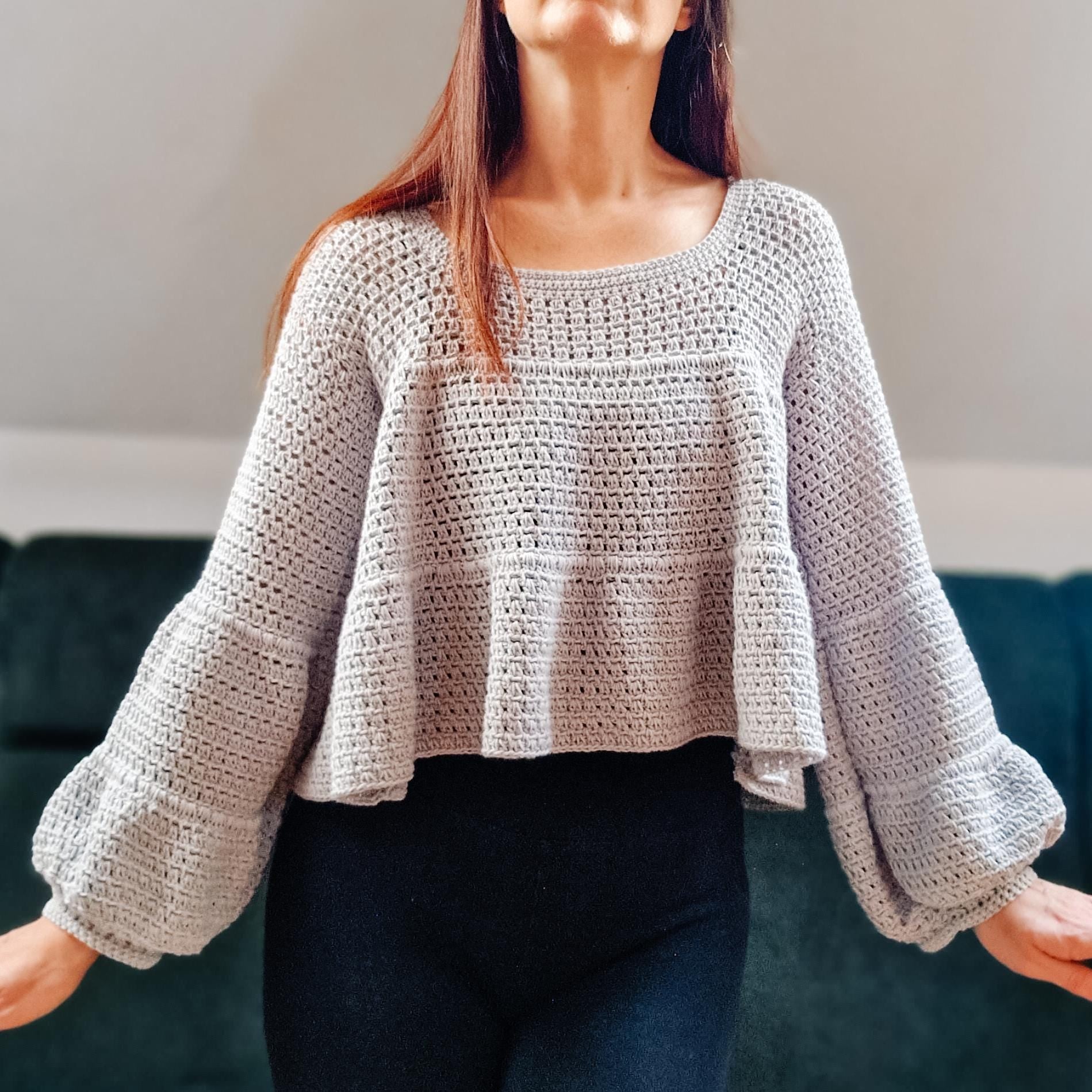 Whimsy Ruffle Sweater - Loops Only
