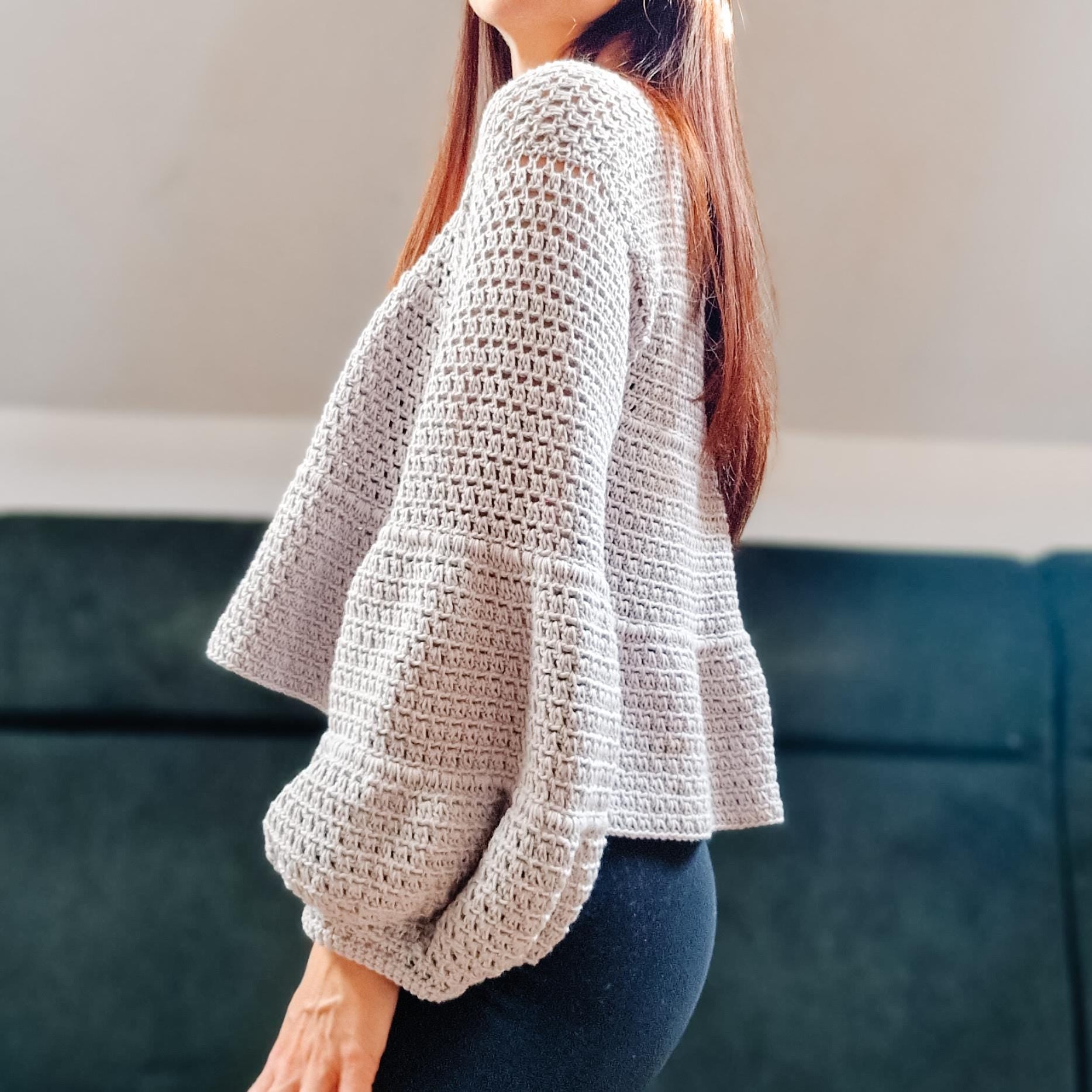 Whimsy Ruffle Sweater - Loops Only