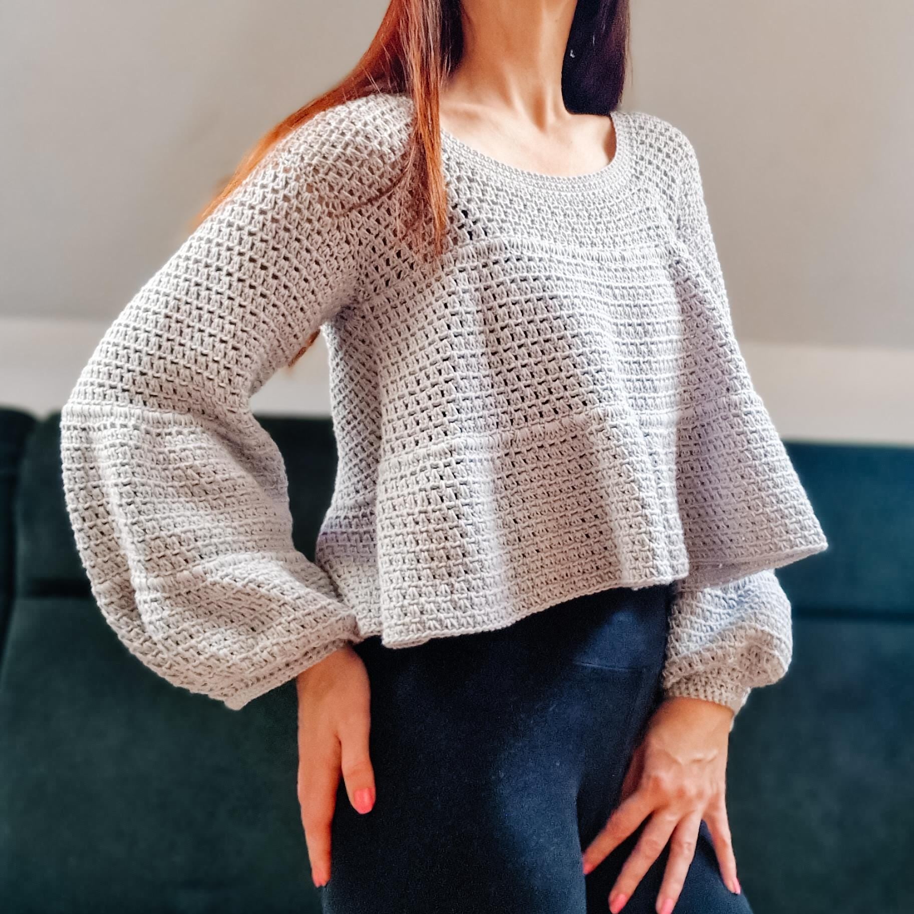 Whimsy Ruffle Sweater - Loops Only