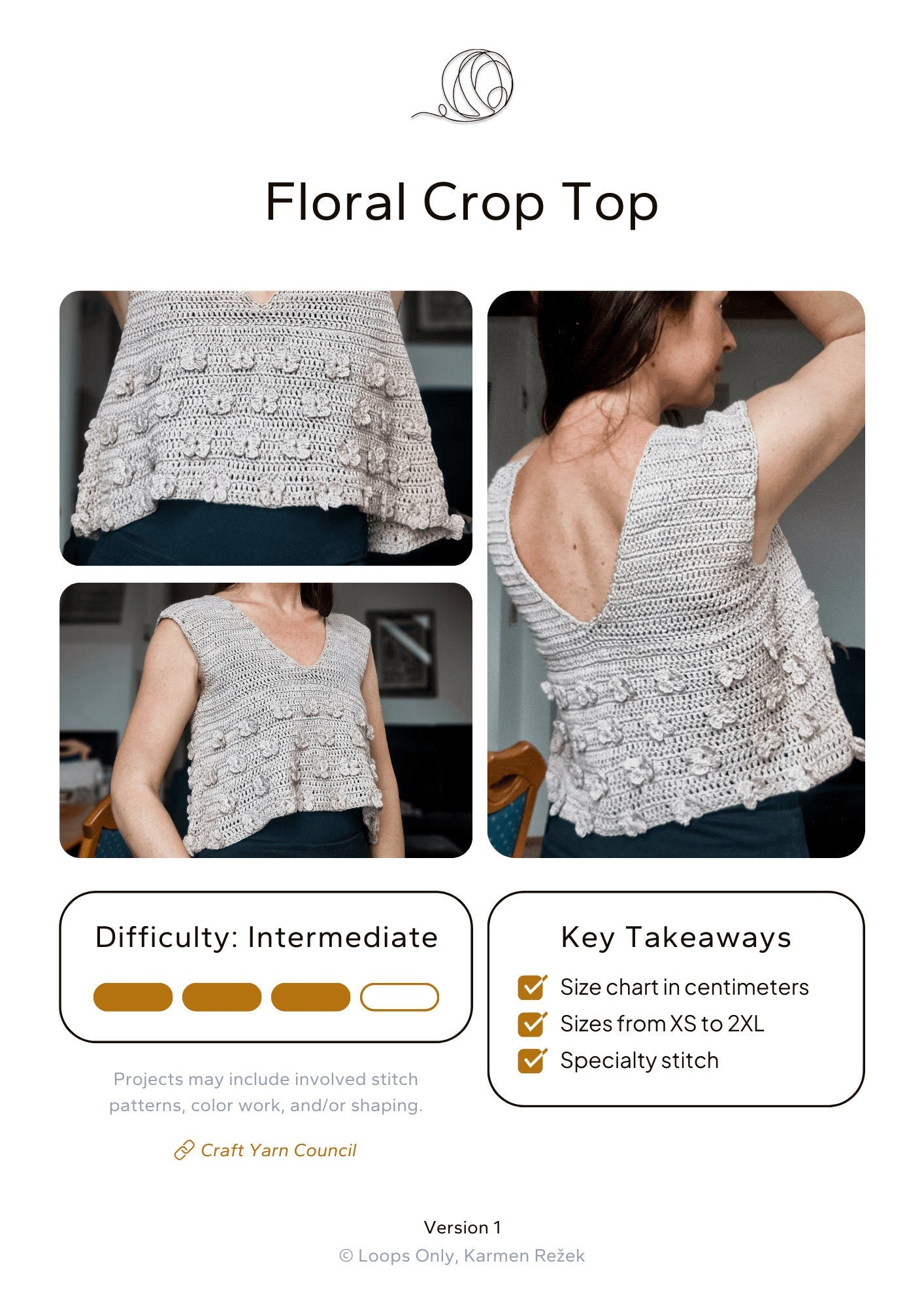 Floral Crop Top - Loops Only