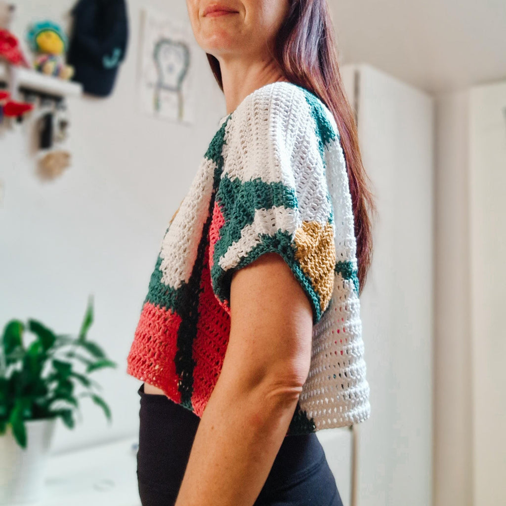 Crochet Loop Top Floral Dream Top | Crochet Pattern by Loops Only