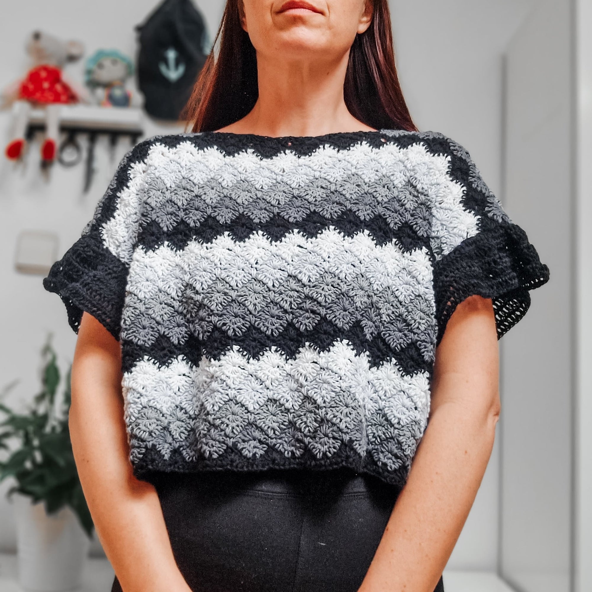 Harlequin Stitch Top - Loops Only
