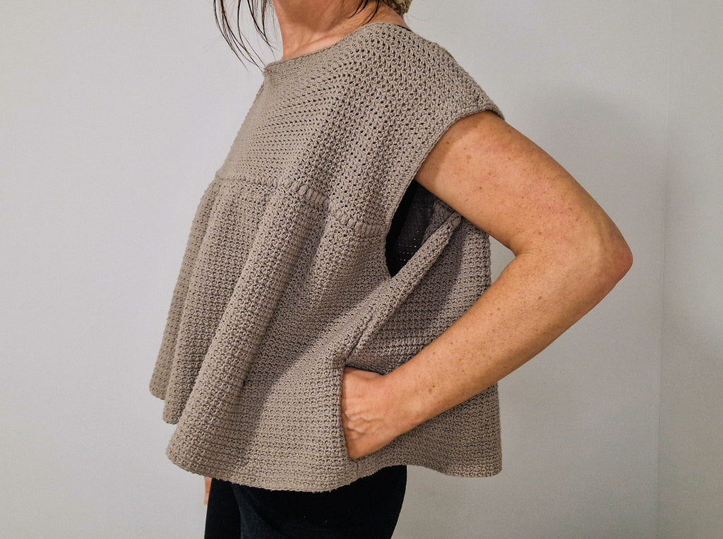 Oversized Mesh-Stitch Top - Loops Only