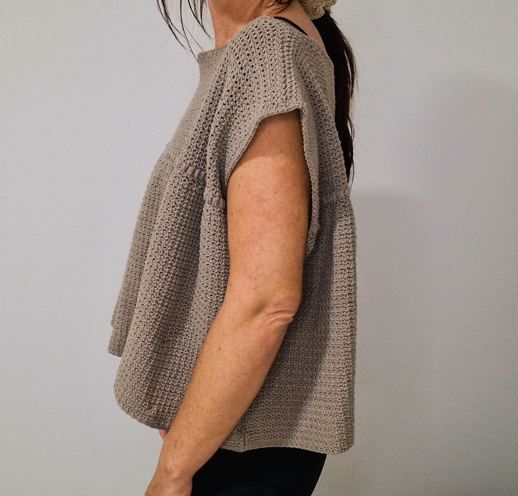 Oversized Mesh-Stitch Top - Loops Only