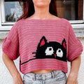 Peek-a-Boo Kitty Top - Loops Only