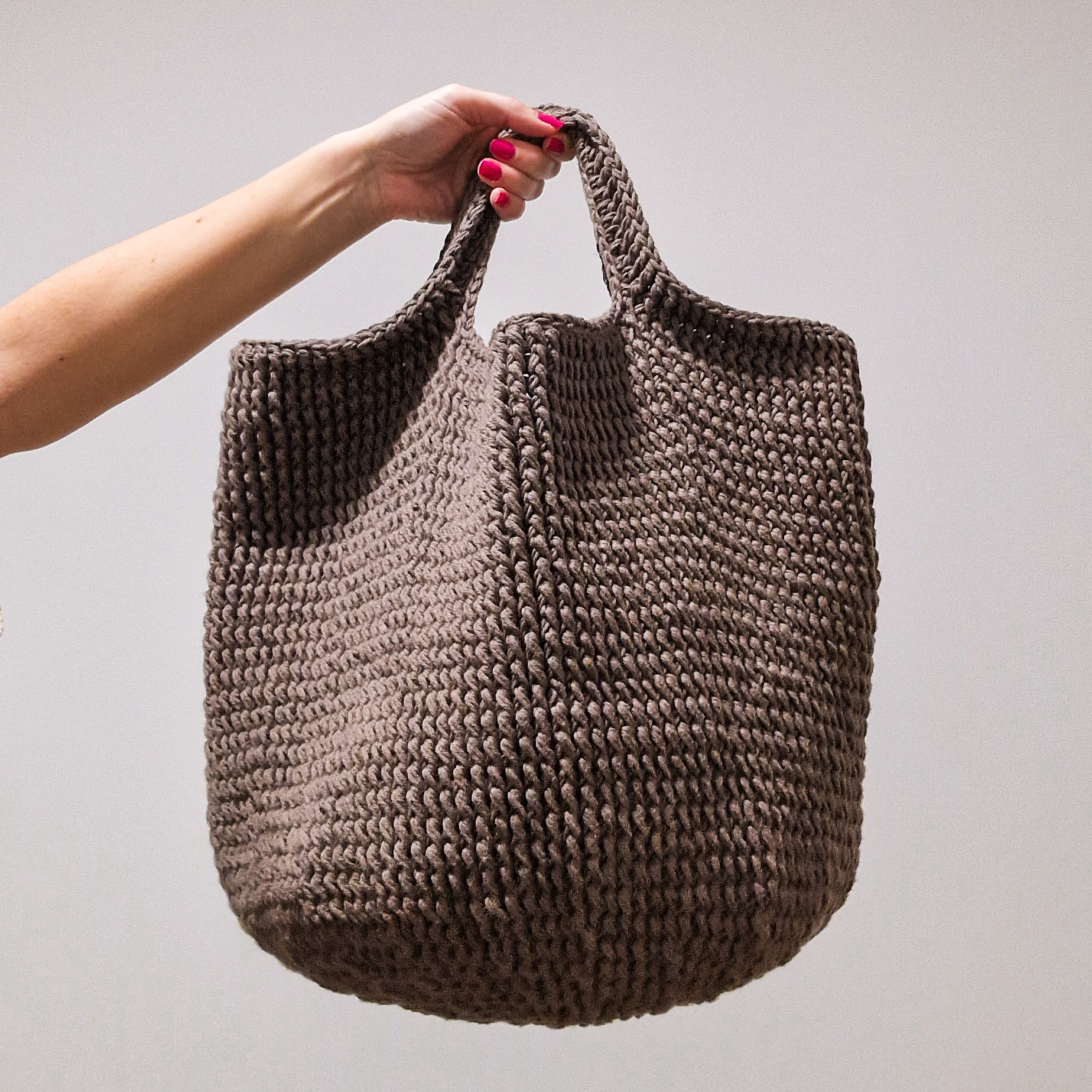 How to crochet Urban Stripe Tote Bag