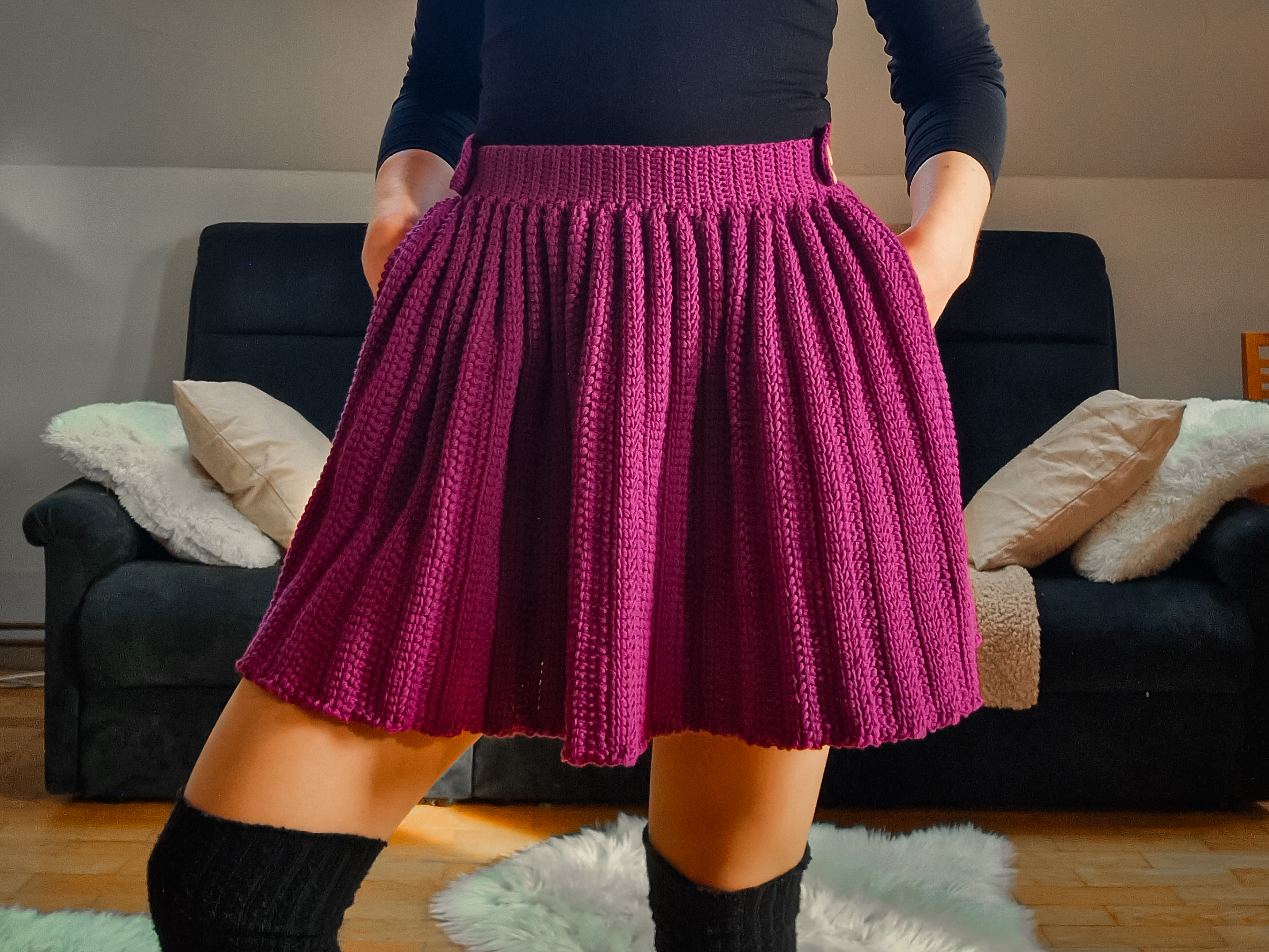 How to crochet the Treble Twirl Crochet Skirt